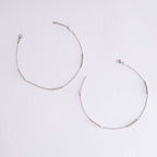 Delicate Moti Silver Anklet