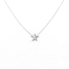 Silver Starlit Diamond Necklace