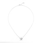 Silver Starlit Diamond Necklace