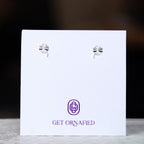 Silver Crystal Blossom Earrings