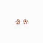 Rose Gold Petite Floral Delight Earrings