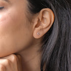 Rose Gold Petite Floral Delight Earrings