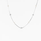 Silver Pearl Radiance Necklace