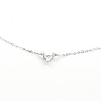 Silver Tranquil Triangle Necklace
