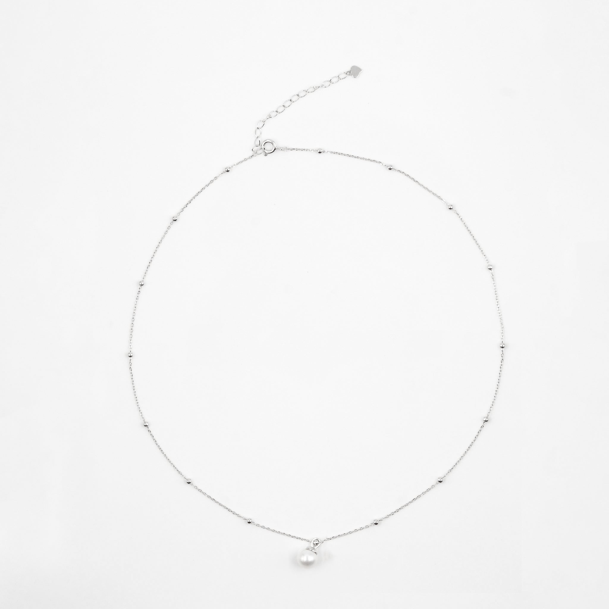 925 Single Pearl Necklace
