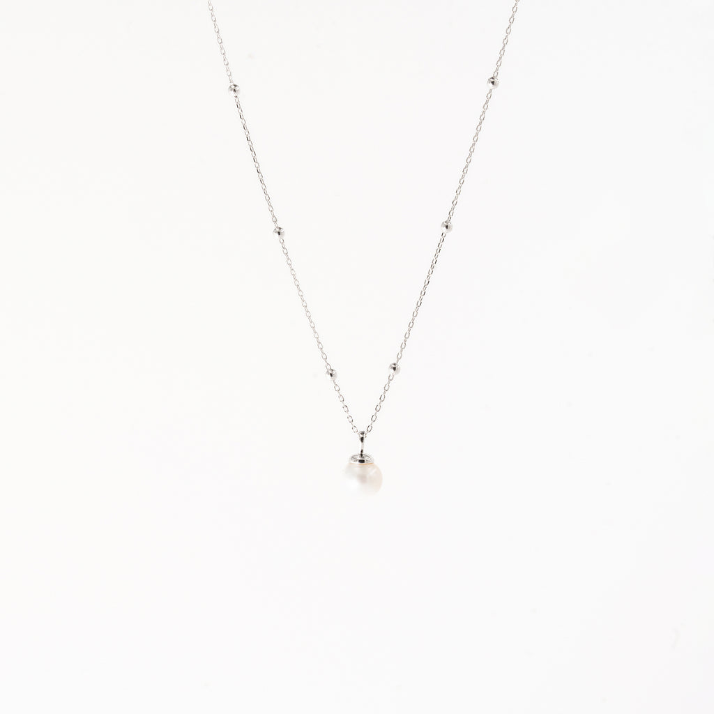 925 Single Pearl Necklace