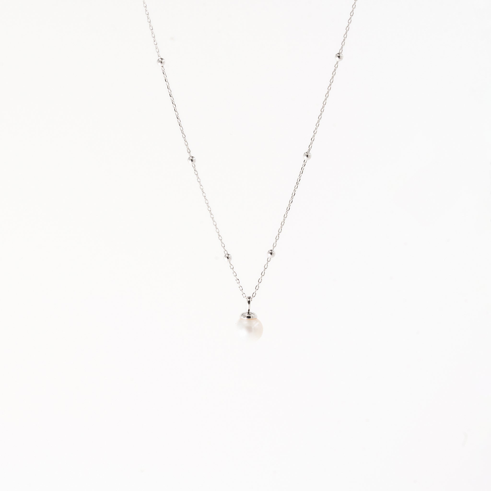 925 Single Pearl Necklace