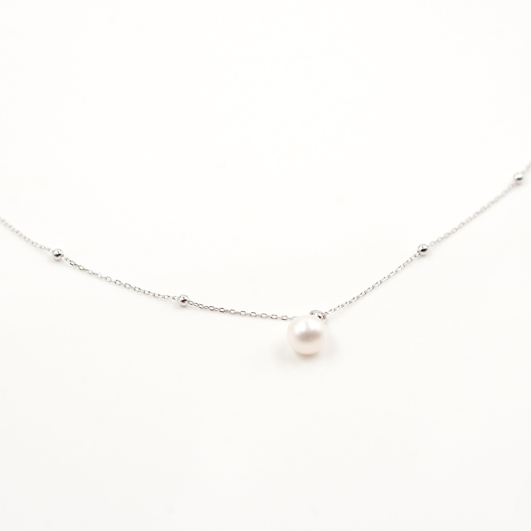 925 Single Pearl Necklace