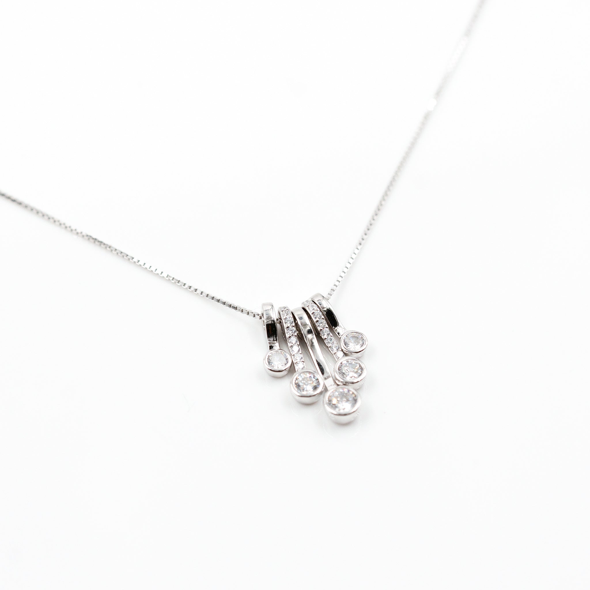 Silver Crystal Clarity Necklace