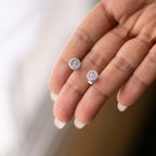 Silver Radiant Wheel Earrings