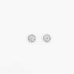 Silver Radiant Wheel Earrings