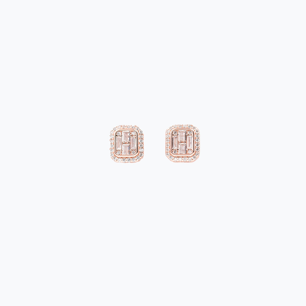 Rose Gold Choki Square Jewelry Set
