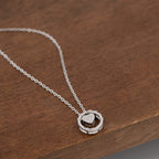 Silver Heart's Embrace Necklace