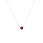 Silver Twilight Heart Necklace