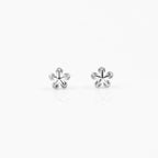 Silver Delicate Floral Delight Earrings