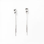 Silver Blooming Dangler Earrings
