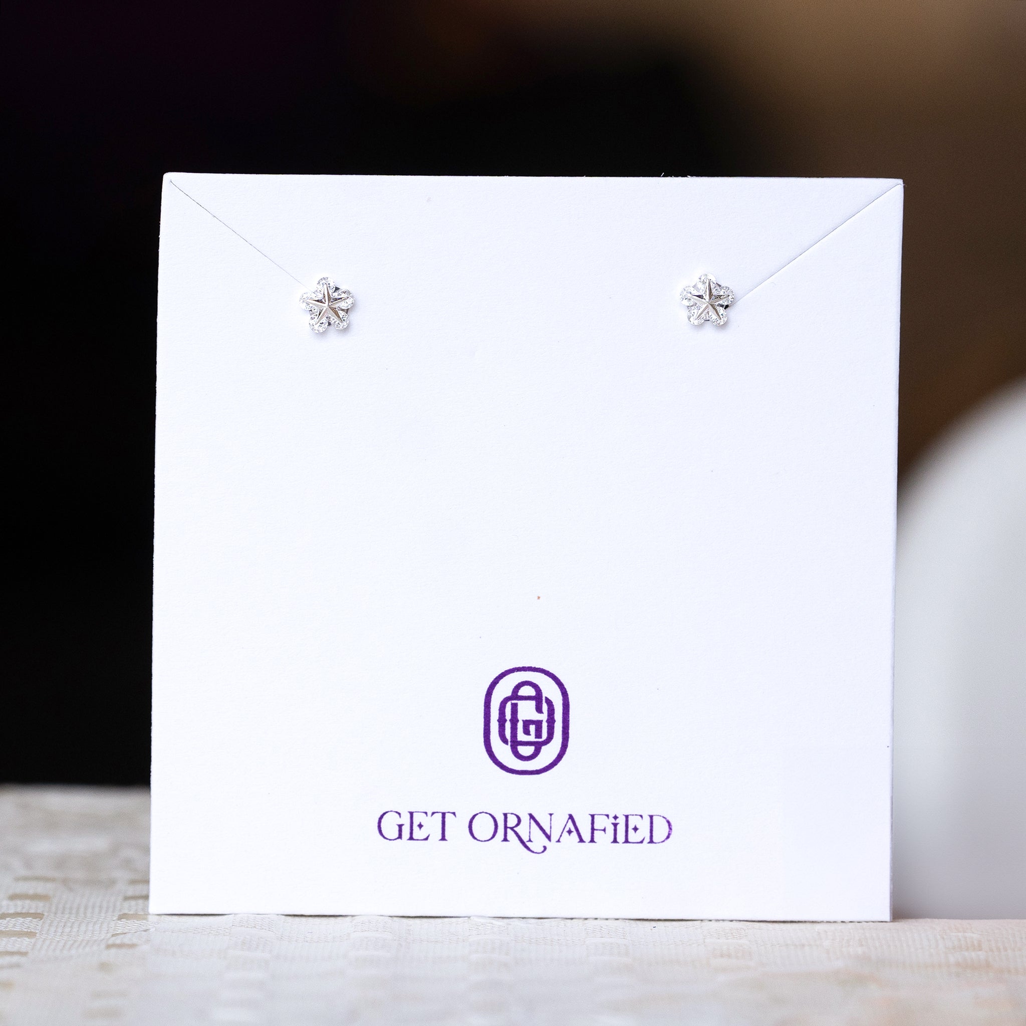 Silver Delicate Floral Delight Earrings