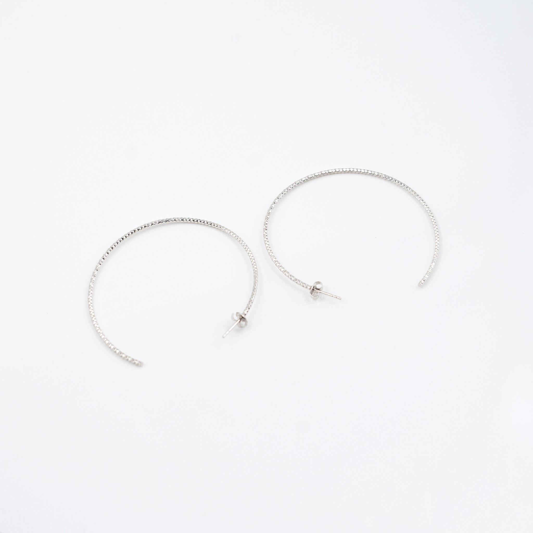 Silver Grand Loop Earrings