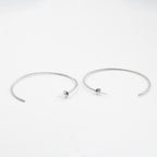 Silver Grand Loop Earrings