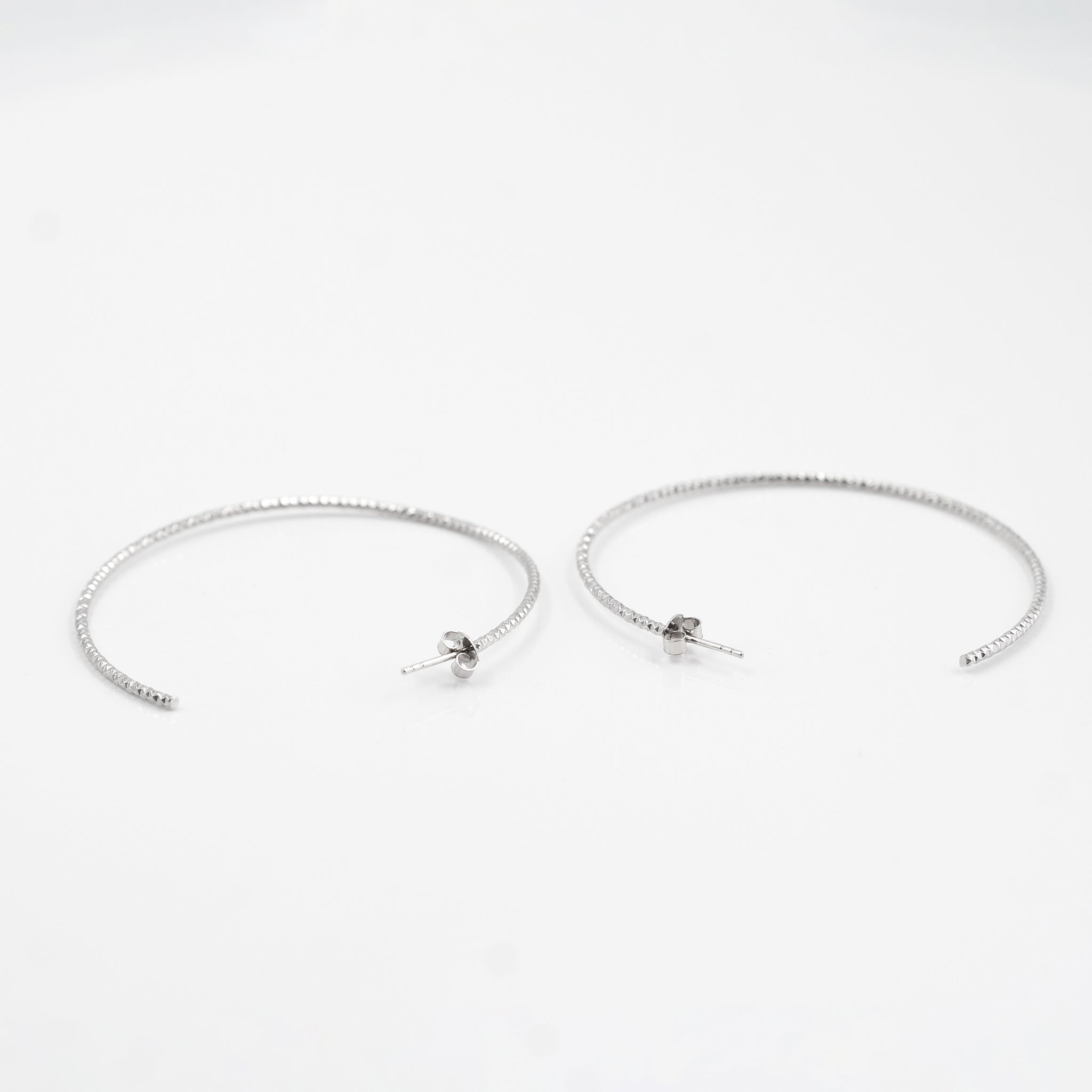 Silver Grand Loop Earrings