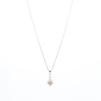 Silver Radiant Round Solitaire Jewelry Set