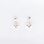 Silver Radiant Round Solitaire Jewelry Set