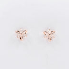 Rose Gold Trifloral Elegance Jewelry Set