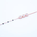 Rosegold 3 Cushion Cut Hand Mangalsutra