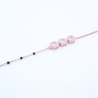 Rosegold 3 Cushion Cut Hand Mangalsutra