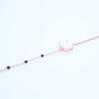 Rosegold Cushion Cut Hand Mangalsutra