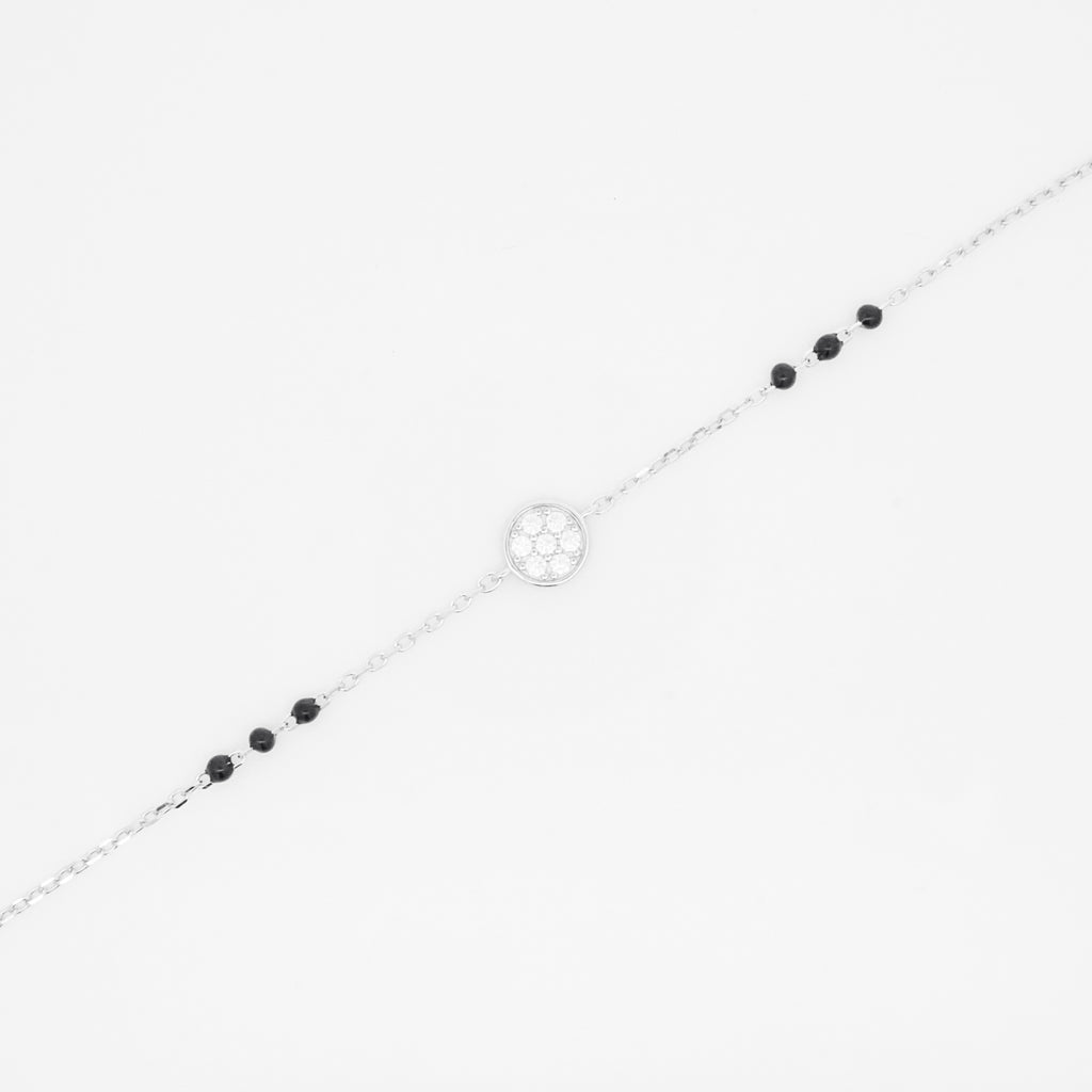 Silver Cz Fitted Hand Mangalsutra