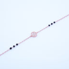 Rosegold Cz Fitted Hand Mangalsutra