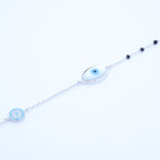 Silver Evileye Hand Mangalsutra