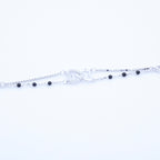 Silver Eternity Heart Hand Mangalsutra
