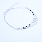 Silver Eternity Heart Hand Mangalsutra