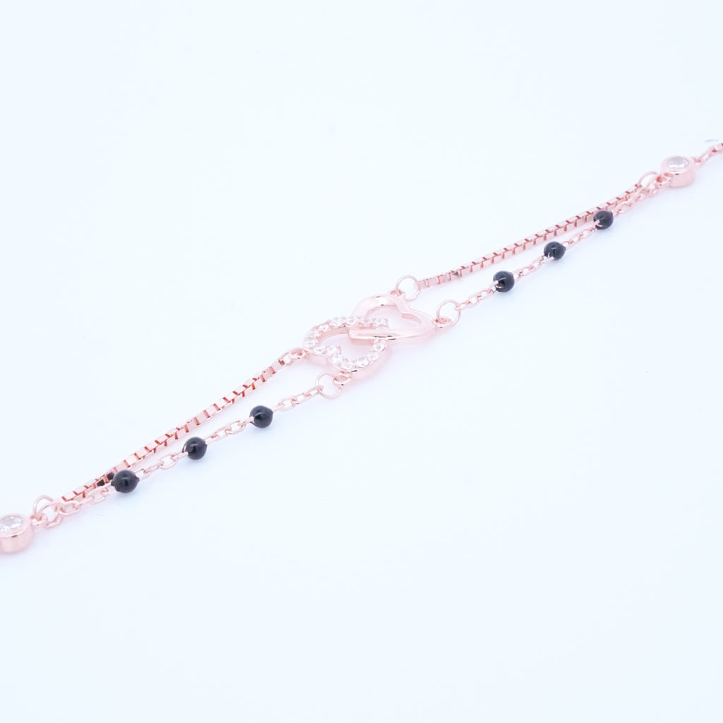 Rosegold Eternity Heart Hand Mangalsutra