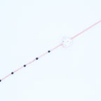Rosegold Trilliant Cust Solitaire Hand Mangalsutra