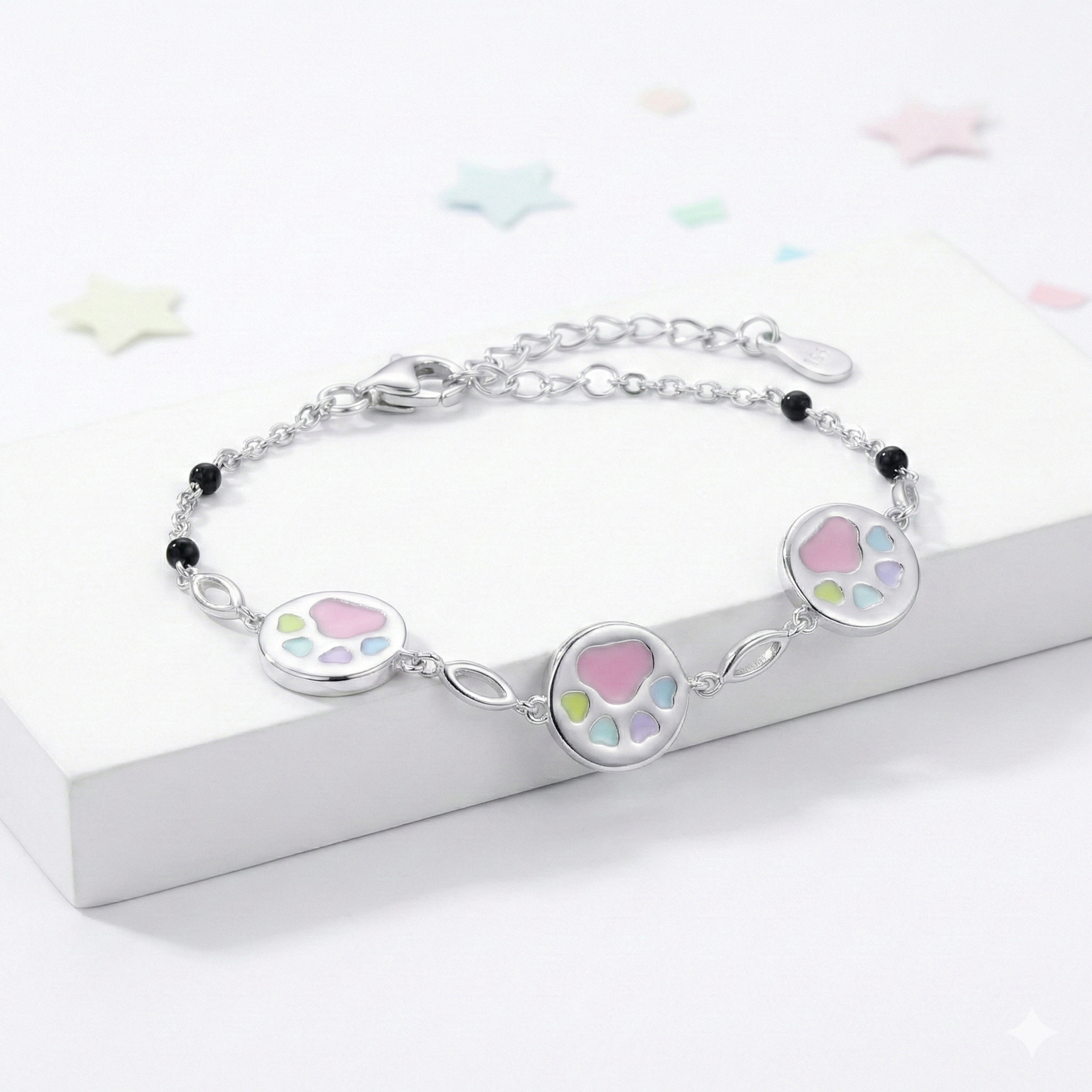 Silver Paws Kids Bracelet