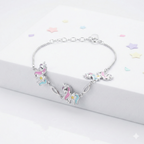 Silver Unicorn Kids Bracelet