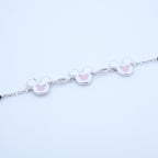 Silver Micky Mouse Kids Bracelet