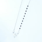 Silver 3D Heart Solitare Mangalsutra