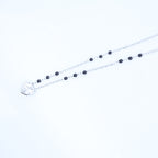 Silver Small Heart Solitaire Mangalsutra