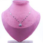 Silver Small Wheel Solitaire Mangalsutra