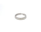 Adjustable Glossy Silver Love Band