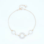 Silver Designer Choki Cz Bracelet Gold Plated