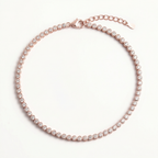 Rosegold Zircon Delicate Tennis Bracelet