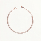 Rosegold Zircon Delicate Tennis Bracelet