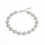 Silver Loose Tennis Round Bracelet