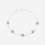 Silver EvilEye Bracelet