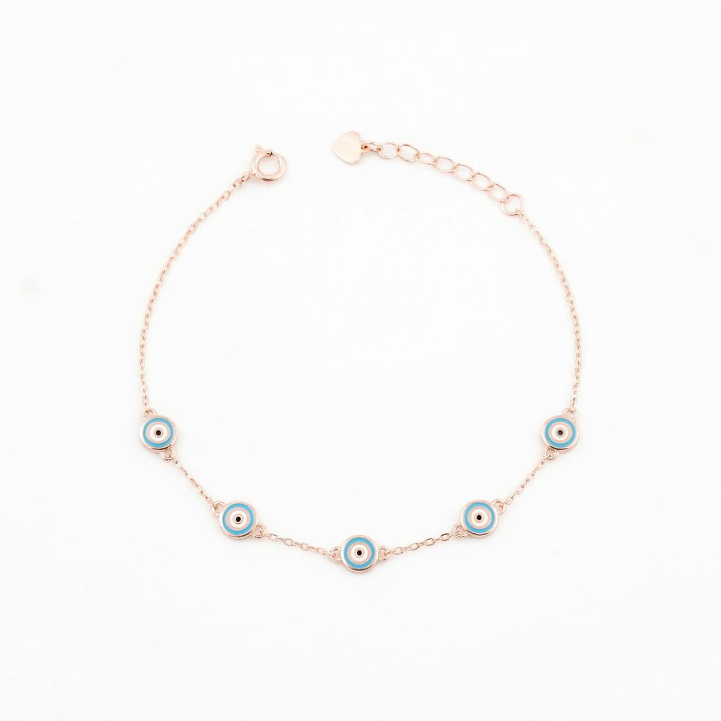 Rose Gold EvilEye Bracelet